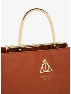 Loungefly Harry Potter Cognac Wand Handbag - BoxLunch Exclusive -Disney Mad Store 12099857 av4
