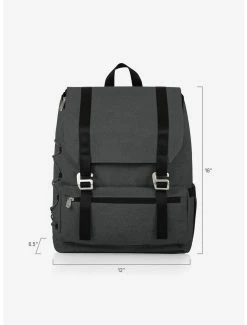 Boxlunch On The Go Traverse Heathered Gray Cooler Backpack -Disney Mad Store 13033386 av5