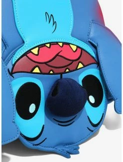 Loungefly Disney Lilo & Stitch Upside Down Figural Mini Backpack - BoxLunch Exclusive -Disney Mad Store 14334240 av4