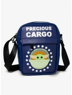 Boxlunch Star Wars The Mandalorian The Child Precious Cargo Vegan Leather Crossbody Bag
