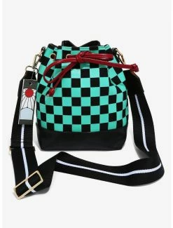 Demon Slayer: Kimetsu No Yaiba Tanjiro Crossbody Bucket Bag - BoxLunch Exclusive
