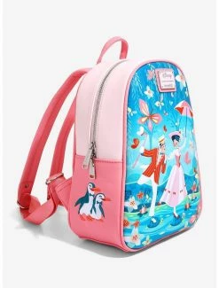 Boxlunch Loungefly Disney Mary Poppins Bert & Mary Mini Backpack -Disney Mad Store 15025226 av1