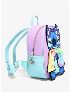 Loungefly Disney Lilo & Stitch Super Stitch With Rainbow Cape Mini Backpack - BoxLunch Exclusive -Disney Mad Store 15055450 av1