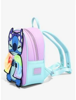 Loungefly Disney Lilo & Stitch Super Stitch With Rainbow Cape Mini Backpack - BoxLunch Exclusive -Disney Mad Store 15055450 av2