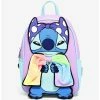 Loungefly Disney Lilo & Stitch Super Stitch With Rainbow Cape Mini Backpack - BoxLunch Exclusive