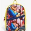 Loungefly Disney Beauty And The Beast Transformation Floral Mini Backpack - BoxLunch Exclusive