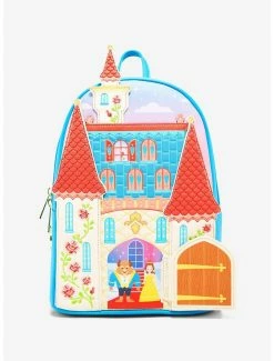 Her Universe Disney Beauty And The Beast Swinging Door Castle Mini Backpack - BoxLunch Exclusive -Disney Mad Store 15405307 av1