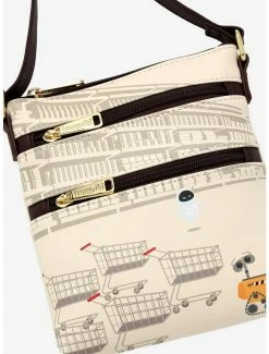 Loungefly Disney Pixar WALL-E And EVE Carts Crossbody - BoxLunch Exclusive -Disney Mad Store 15466207 av2