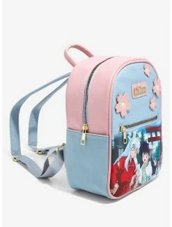 InuYasha Shrine Cherry Blossoms Mini Backpack - BoxLunch Exclusive -Disney Mad Store 15466313 av1