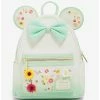 Loungefly Disney Minnie Mouse Pressed Flower Bow Mini Backpack - BoxLunch Exclusive