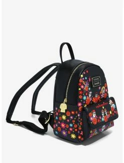 Loungefly Disney Pixar Coco Land Of The Dead Family Mini Backpack - BoxLunch Exclusive -Disney Mad Store 15939267 av1