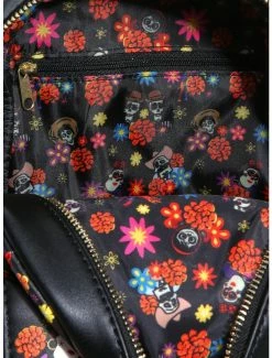 Loungefly Disney Pixar Coco Land Of The Dead Family Mini Backpack - BoxLunch Exclusive -Disney Mad Store 15939267 av4