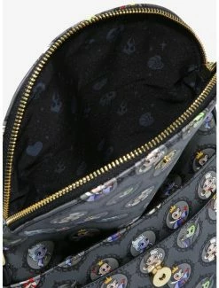 Loungefly Disney Villains Chibi Portraits Crossbody Bag & Coin Purse Set - BoxLunch Exclusive -Disney Mad Store 16051783 av5