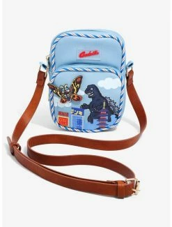 Godzilla Mothra & Godzilla Crossbody Bag - BoxLunch Exclusive -Disney Mad Store 16196622 av2
