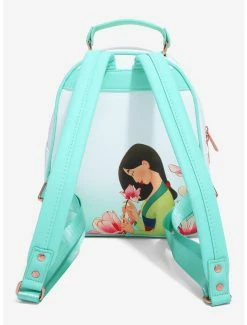 Loungefly Disney Mulan Cri-Kee & Mulan Lotus Mini Backpack - BoxLunch Exclusive -Disney Mad Store 16196670 av2