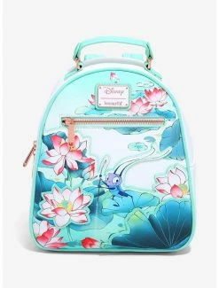 Loungefly Disney Mulan Cri-Kee & Mulan Lotus Mini Backpack - BoxLunch Exclusive