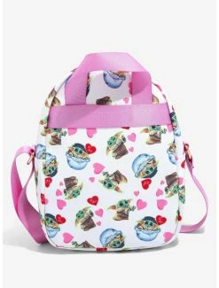Star Wars The Mandalorian Grogu Hearts Crossbody Bag - BoxLunch Exclusive -Disney Mad Store 16334610 av2