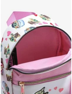 Star Wars The Mandalorian Grogu Hearts Crossbody Bag - BoxLunch Exclusive -Disney Mad Store 16334610 av4