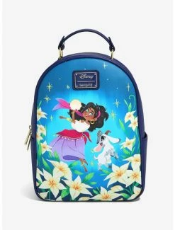 Loungefly Disney The Hunchback Of Notre Dame Esmeralda & Djali Floral Mini Backpack - BoxLunch Exclusive