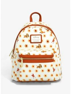 Loungefly Disney The Fox And The Hound Floral Allover Print Mini Backpack - BoxLunch Exclusive