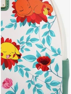 Loungefly Pokémon Sleeping Floral Mini Backpack - BoxLunch Exclusive -Disney Mad Store 16533688 av4