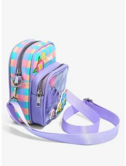 Nintendo Kirby Checkered Floral Pin Collector Crossbody Bag - BoxLunch Exclusive -Disney Mad Store 16562714 av1