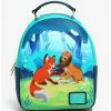 Loungefly Disney The Fox And The Hound Tod & Copper Playtime Mini Backpack - BoxLunch Exclusive