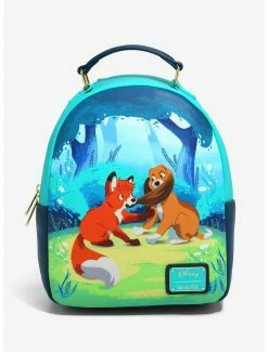 Loungefly Disney The Fox And The Hound Tod & Copper Playtime Mini Backpack - BoxLunch Exclusive