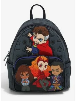 Loungefly Marvel Doctor Strange In The Multiverse Of Madness Chibi Characters Mini Backpack - BoxLunch Exclusive