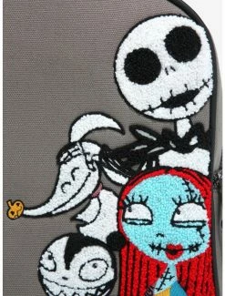 Loungefly Disney The Nightmare Before Christmas Chenille Characters Mini Backpack - BoxLunch Exclusive -Disney Mad Store 16966331 av3