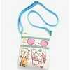 Loungefly Disney Winnie The Pooh Piglet & Pooh With Balloons Sketch Crossbody Bag - BoxLunch Exclusive