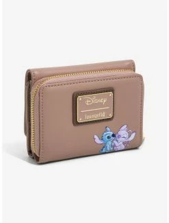 Boxlunch Loungefly Disney Lilo & Stitch Stitch & Angel Small Zip Wallet -Disney Mad Store 17060660 av1