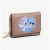 Boxlunch Loungefly Disney Lilo & Stitch Stitch & Angel Small Zip Wallet