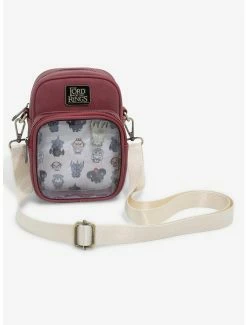 The Lord Of The Rings Chibi Villains Allover Print Pin Collector Crossbody Bag - BoxLunch Exclusive