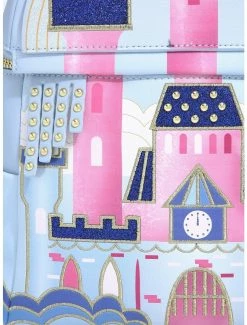 Boxlunch Danielle Nicole Disney Sleeping Beauty Castle Mini Backpack -Disney Mad Store 17127830 av3