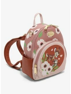 Disney Bambi Thumper & Bambi Watercolor Circle Portrait Convertible Mini Backpack - BoxLunch Exclusive -Disney Mad Store 17368830 av1