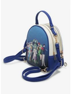 Pretty Guardian Sailor Moon Sailor Guardians & Black Moon Reversible Mini Backpack - BoxLunch Exclusive -Disney Mad Store 17398822 av2