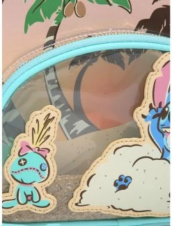 Our Universe Lilo & Stitch Scrump & Stitch Beach Sand Mini Backpack - BoxLunch Exclusive -Disney Mad Store 17409233 av3