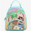 Our Universe Lilo & Stitch Scrump & Stitch Beach Sand Mini Backpack - BoxLunch Exclusive