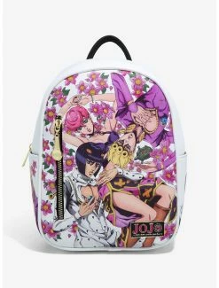 Boxlunch JoJo's Bizarre Adventure Giorno Giovanna Group Floral Mini Backpack