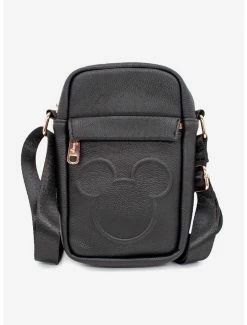 Boxlunch Disney Mickey Mouse Embossed Vegan Leather Crossbody Bag