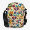 Boxlunch Disney Mickey Mouse And Friends Vegan Leather Crossbody Bag