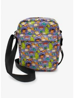 Boxlunch Nickelodeon Rugrats Characters Vegan Leather Crossbody Bag