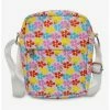 Boxlunch SpongeBob SquarePants Floral Vegan Leather Crossbody Bag