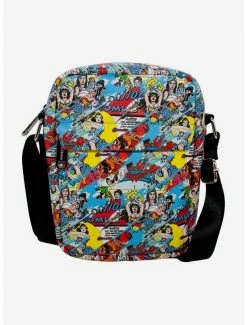 Boxlunch Dc Comics Wonder Woman Through The Years Crossbody Bag