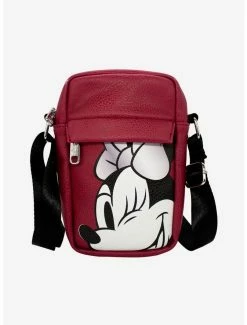 Boxlunch Disney Minnie Mouse Winking Crossbody Bag