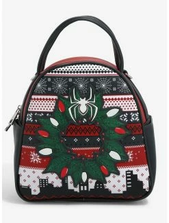 Marvel Spider-Man Christmas Sweater Mini Backpack - BoxLunch Exclusive