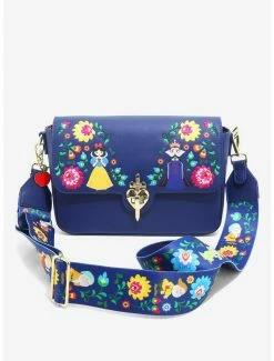 Loungefly Disney Snow White And The Seven Dwarves Folk Character Crossbody Bag - BoxLunch Exclusive