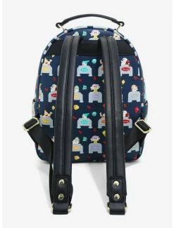 Loungefly Disney Snow White And The Seven Dwarves Beds Allover Print Mini Backpack - BoxLunch Exclusive -Disney Mad Store 19322899 av2