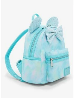 Loungefly Disney Minnie Mouse Sequin Bow Mini Backpack - BoxLunch Exclusive -Disney Mad Store 19323801 av1